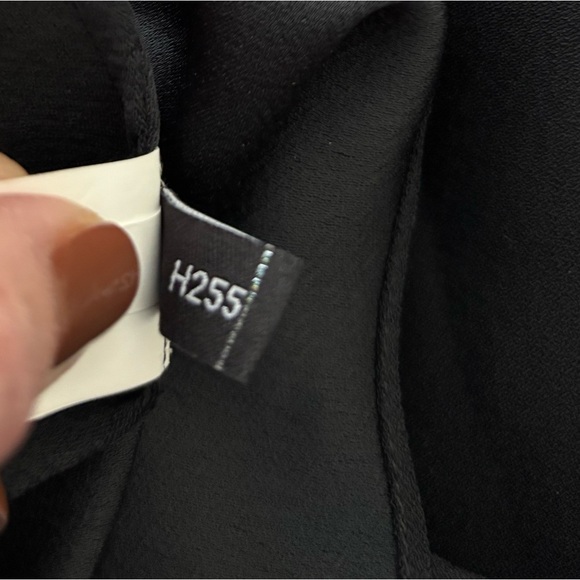 Kate Spade Rambling Rose Crepe Ruffle Fit & Flare Black Dress Size Medium NWT - Picture 12 of 14